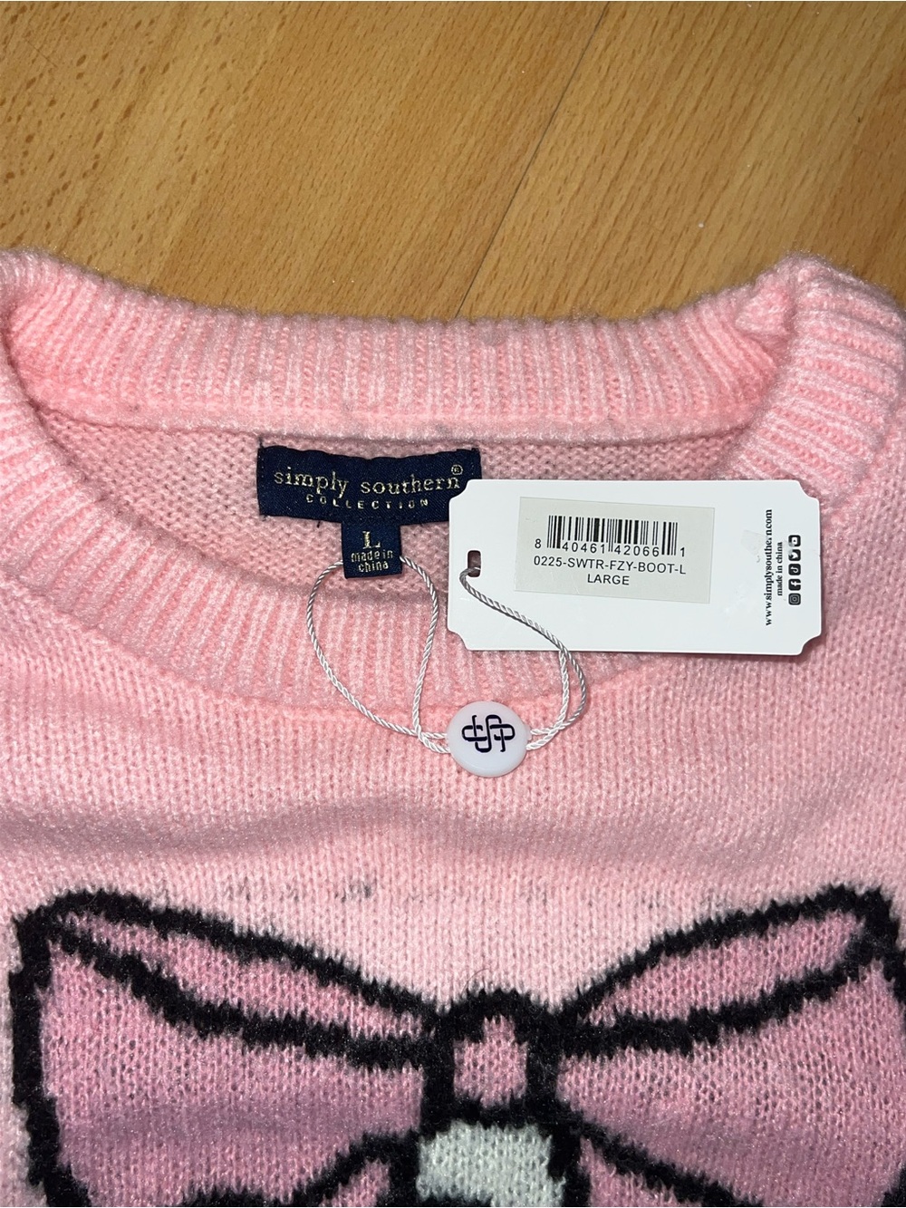 SIMPLY SOUTHERN Cowboy Boots Graphic Fuzzy Sweater - Picture 11 of 12